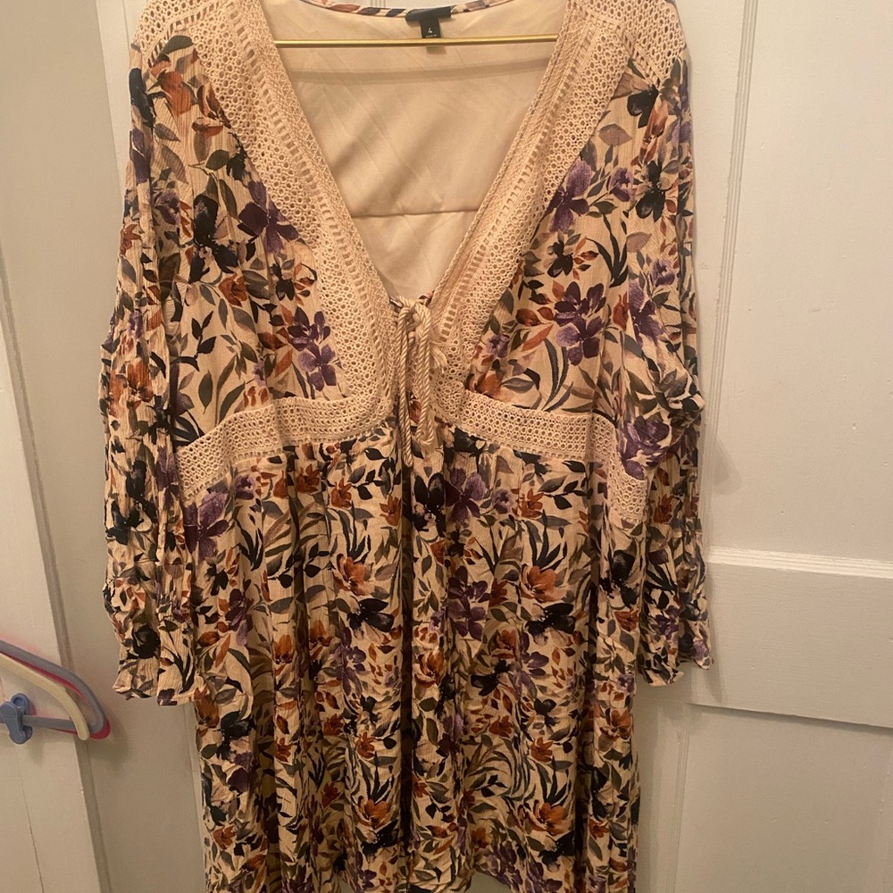 Torrid Floral Skater Dress 4X